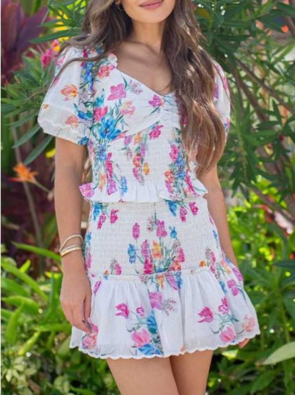 LOVESHACKFANCY jarrah dress in vivid multi. size small